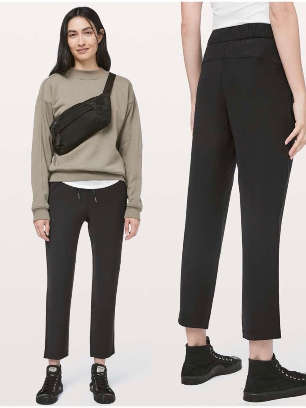 Lululemon On The Fly Pant Woven 27" Black